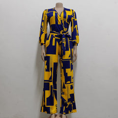 Long Sleeve Loose Ladies Jumpsuit