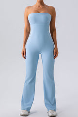 Sleeveless Straight Leg Active Jumpsuit