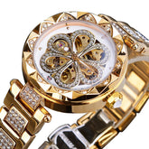 Mechanical Automatic Watches Luxury Rhinestone Female Wrist Watches