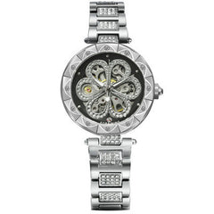 Mechanical Automatic Watches Luxury Rhinestone Female Wrist Watches