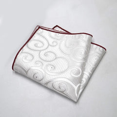 Men's Classic Pocket Square Polyester Paisley