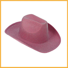 Glitter Western Cowgirl Hat (Costume Headwear)