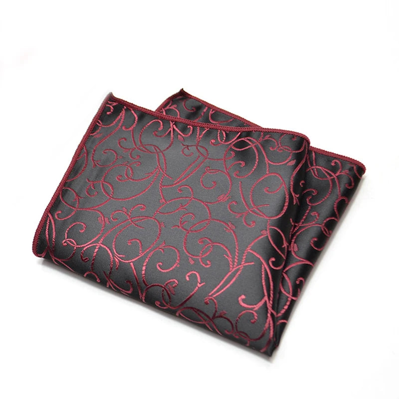 Men's Classic Pocket Square Polyester Paisley