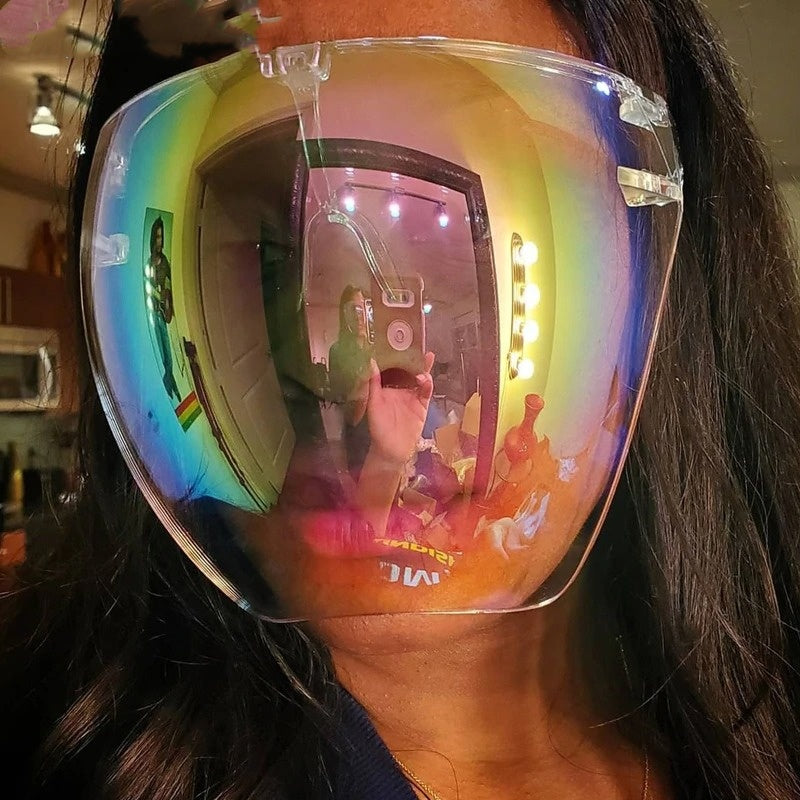 Faceshield Protective Anti-spray Mask Protective Goggle Glass Sunglasses