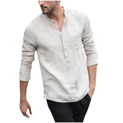 Vintage Shirt Button Linen Shirts