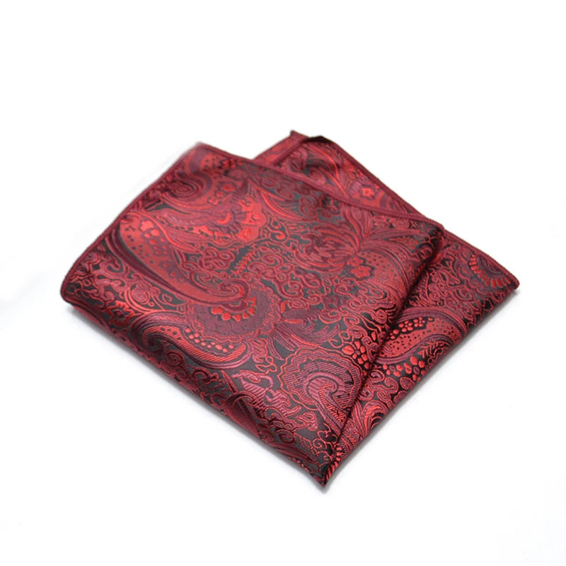 Men's Classic Pocket Square Polyester Paisley