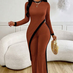 Women's 2 Piece Outfit Sexy Wide Leg Pants Sets