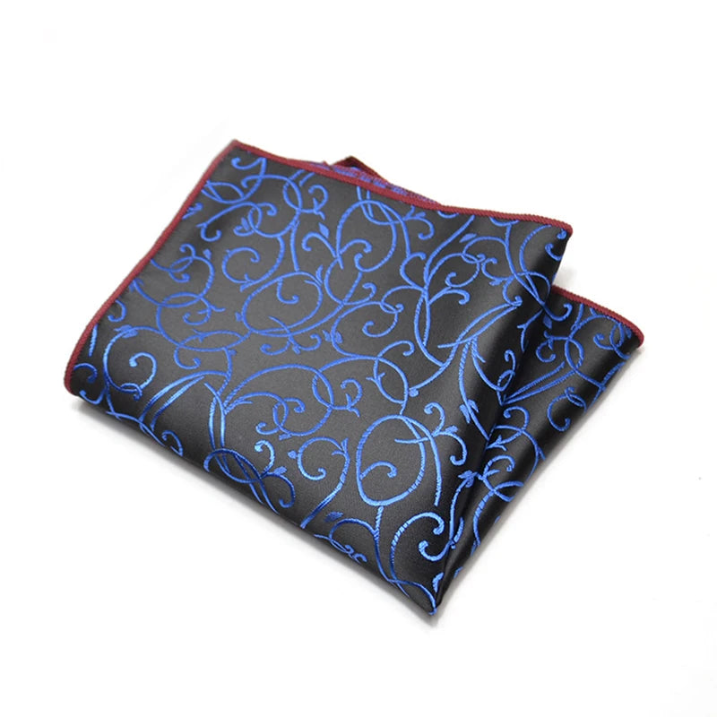 Men's Classic Pocket Square Polyester Paisley