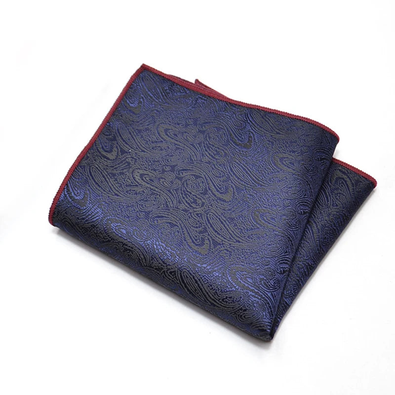 Men's Classic Pocket Square Polyester Paisley