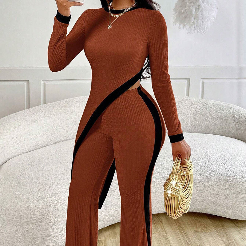 Women's 2 Piece Outfit Sexy Wide Leg Pants Sets