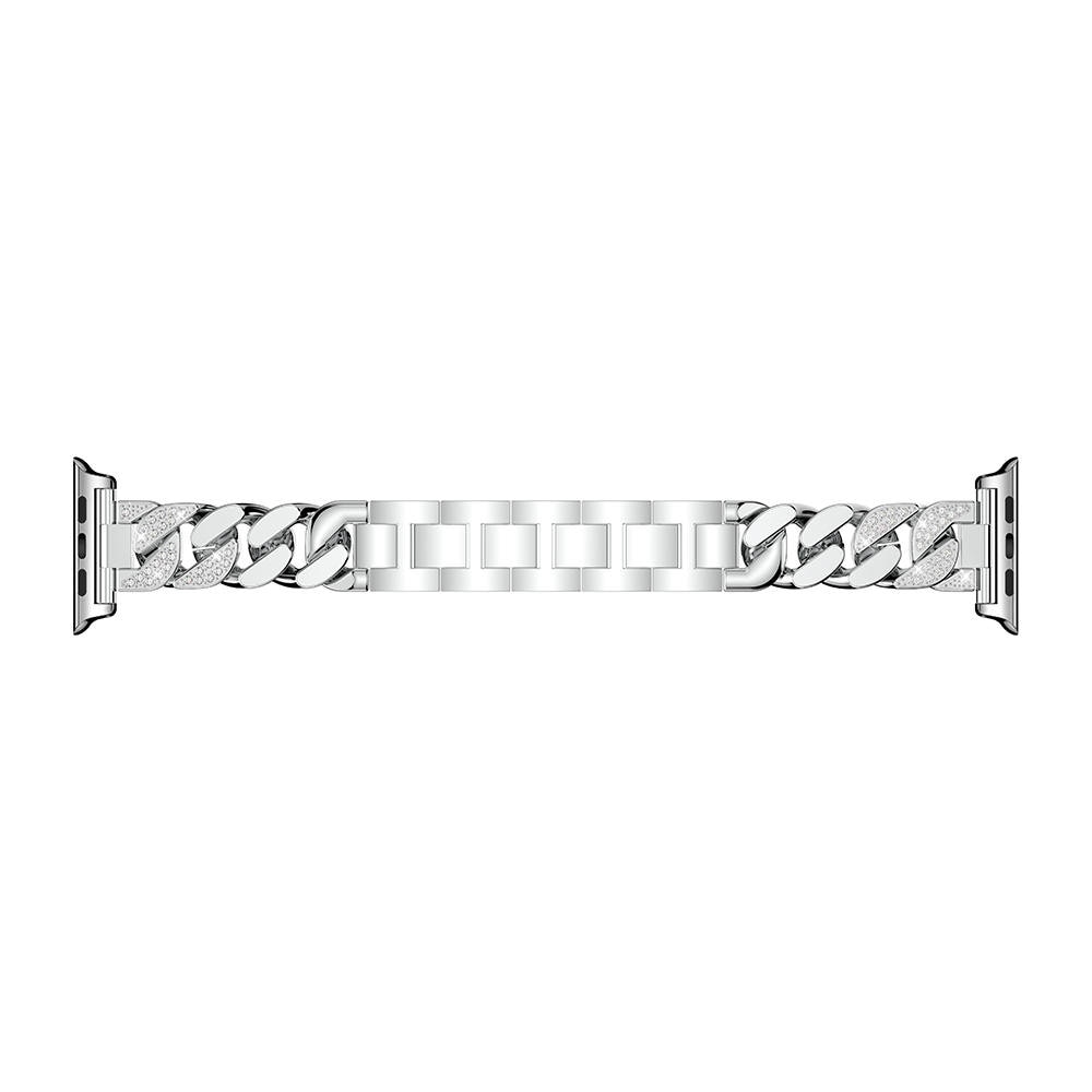 Compatible With , Diamond-studded Stainless Steel Strap