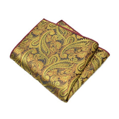 Men's Classic Pocket Square Polyester Paisley