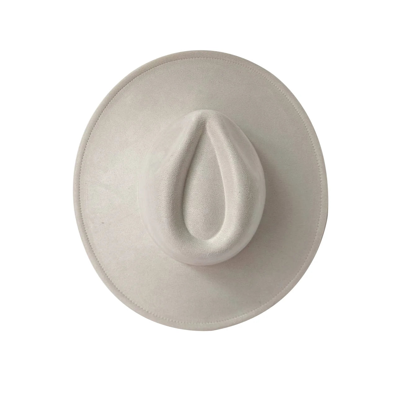 Suede Wide Brim Fedora Hat
