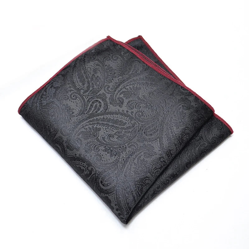 Men's Classic Pocket Square Polyester Paisley