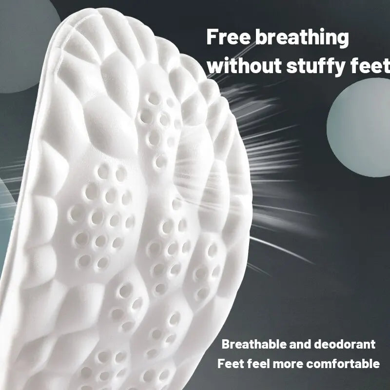 4D Shock Absorption Sport Insoles for Shoes