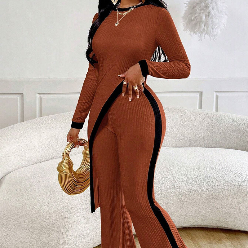 Women's 2 Piece Outfit Sexy Wide Leg Pants Sets