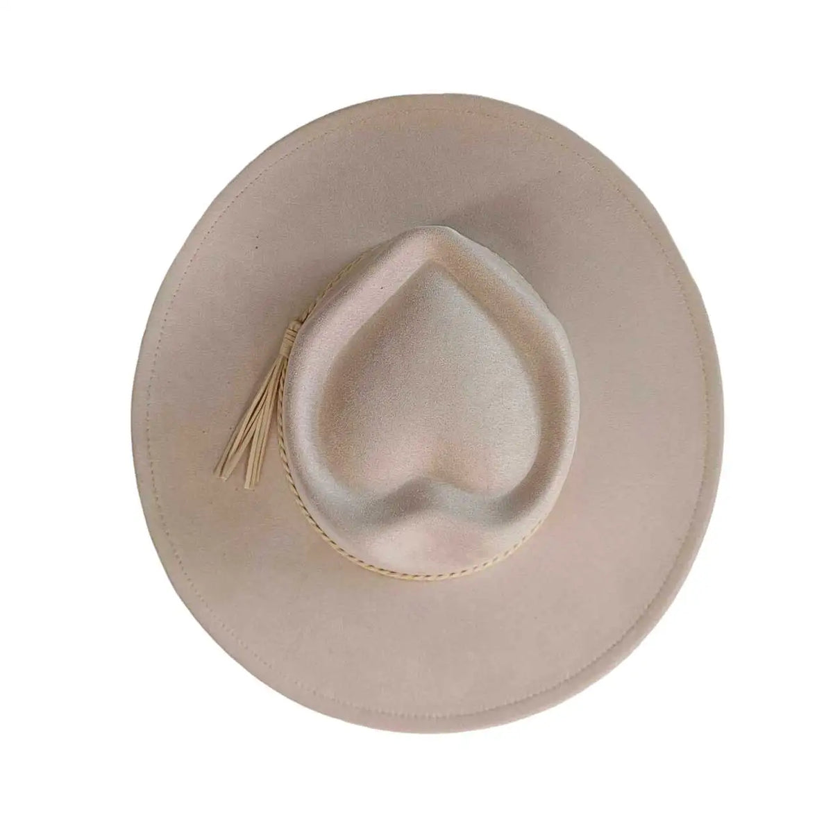 Vegan Suede Hat Teardrop shape 9.5cm Wide Brim Fedora Hat Men's and Women's Autumn and Winter Felt Jazz Hat Classic Church Hat