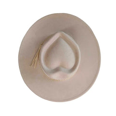 Vegan Suede Hat Teardrop shape 9.5cm Wide Brim Fedora Hat Men's and Women's Autumn and Winter Felt Jazz Hat Classic Church Hat