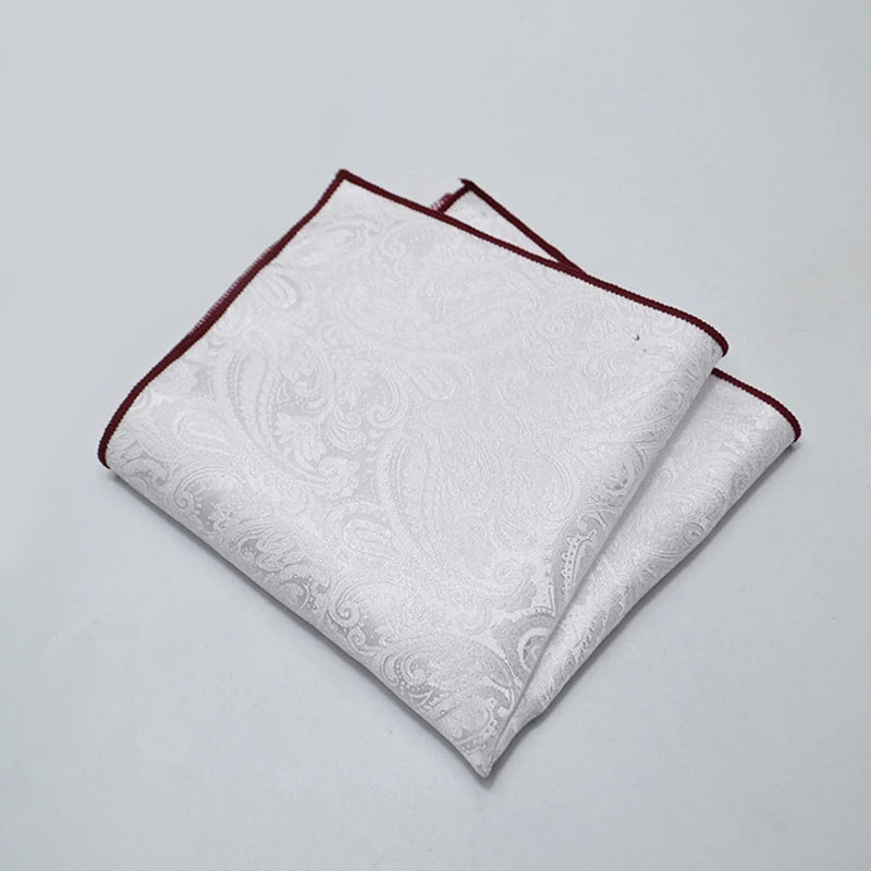 Men's Classic Pocket Square Polyester Paisley