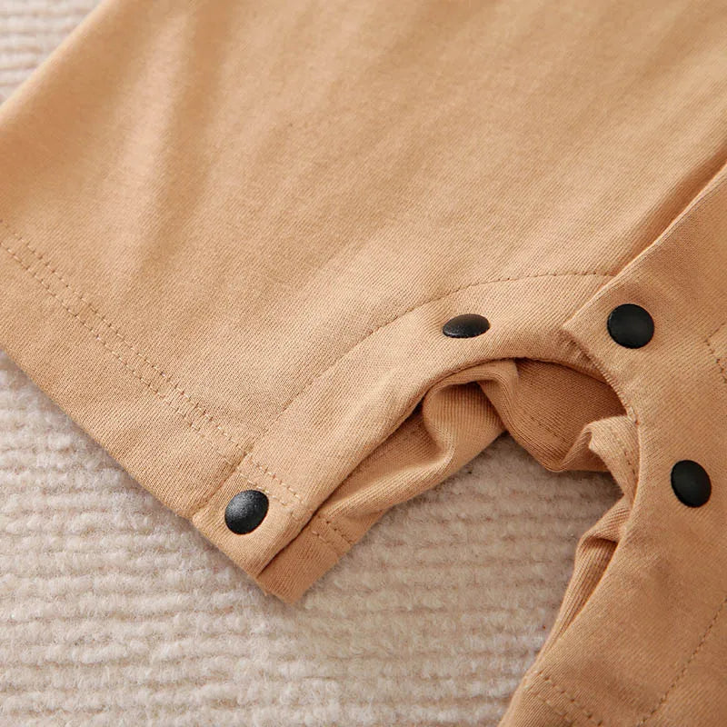 Baby & Newborn Gentleman Style Short-sleeved Bodysuit