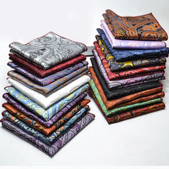 Men's Classic Pocket Square Polyester Paisley