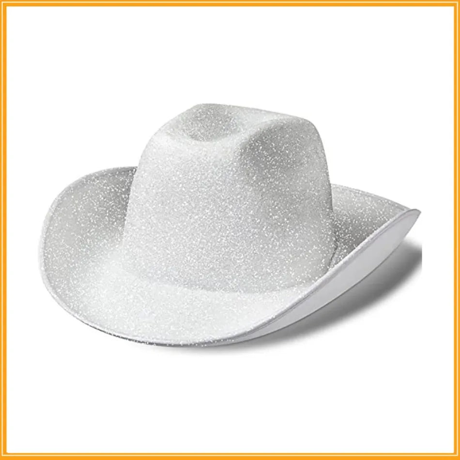 Glitter Western Cowgirl Hat (Costume Headwear)
