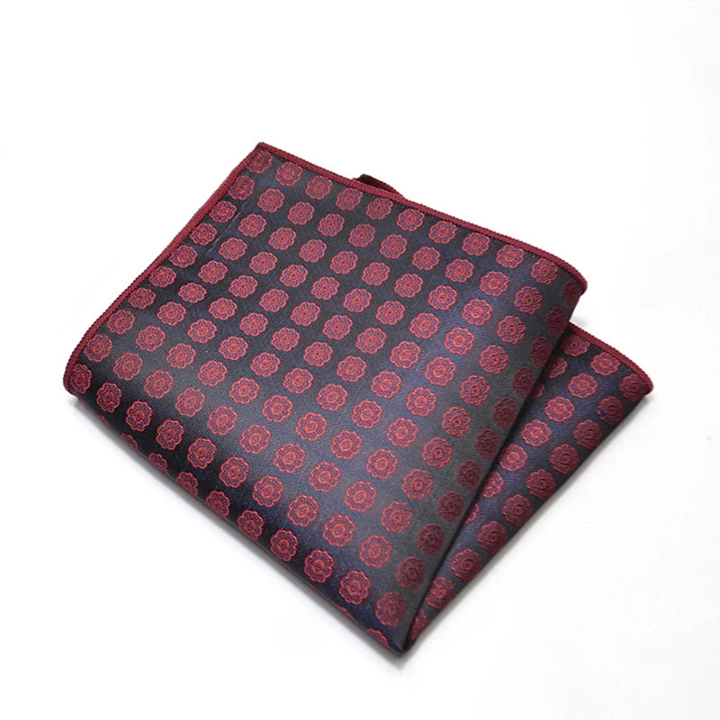Men's Classic Pocket Square Polyester Paisley