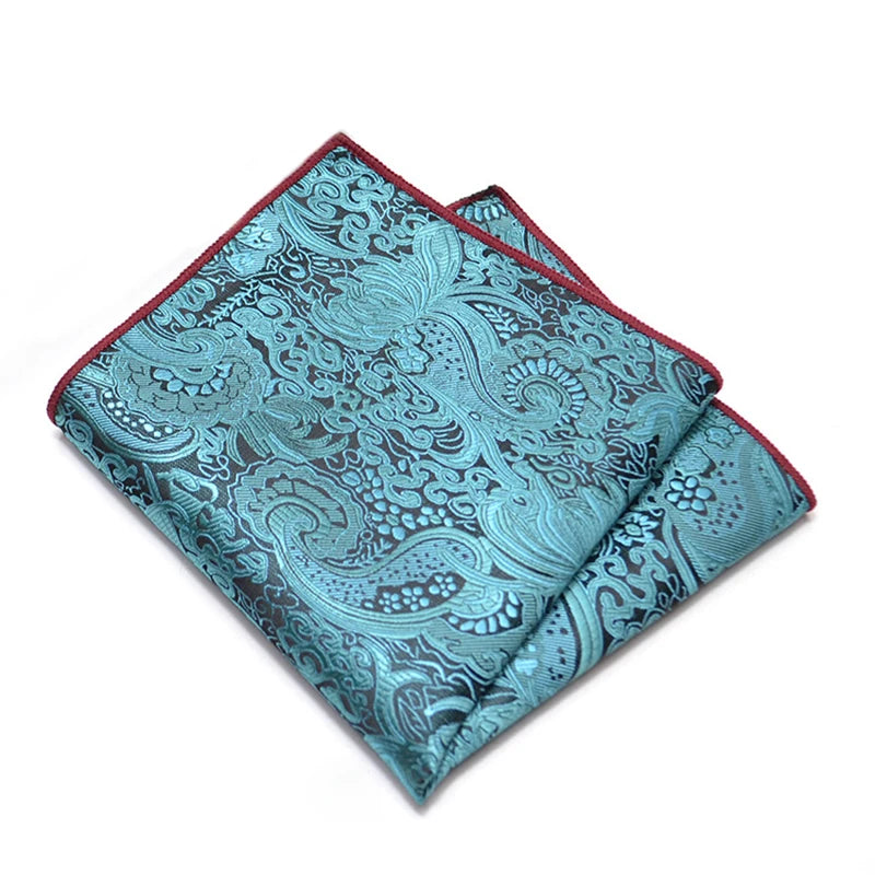 Men's Classic Pocket Square Polyester Paisley