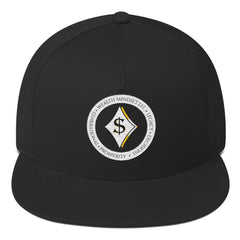 BlackDollar Label Flat Bill Cap