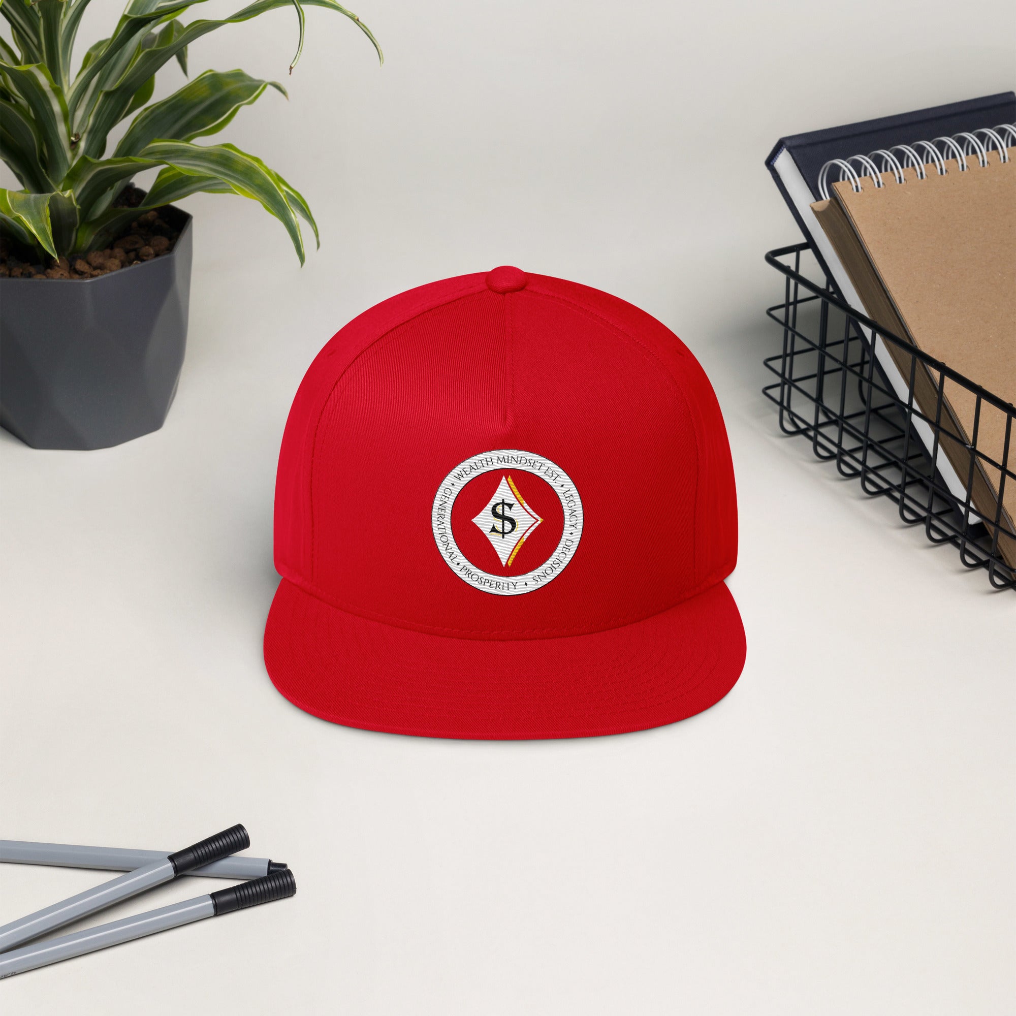 BlackDollar Label Flat Bill Cap